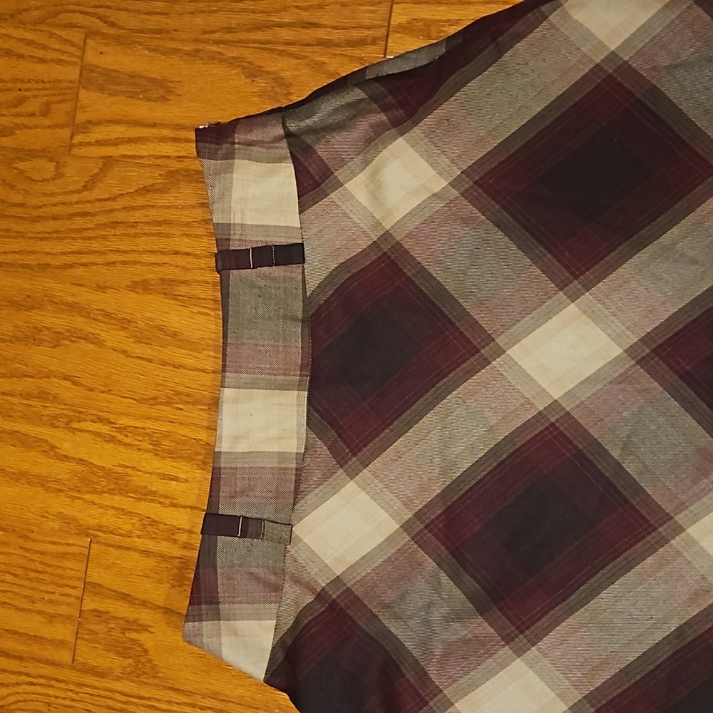 New York Clothing Company Plaid Skirt - Picture 2 of 3